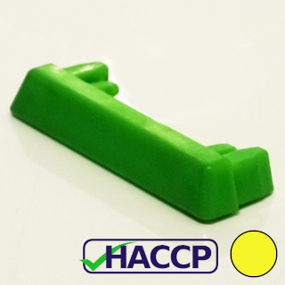 Wall Rail End Clip ONLY - Yellow - 1