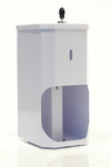 TR2 VP 2 Roll Toilet Roll Holder / Dispenser - Square - White