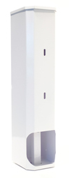 TR5 VP 5 Roll Toilet Roll Holder / Dispenser - Square - White
