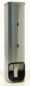 TR5 VP 5 Roll Toilet Roll Holder / Dispenser - Square - Stainless Steel