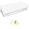 TWINSAVER Folded Paper Dispenser - Plastic - White - PTP0319